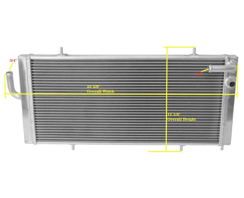 All Aluminum Radiator For 2017-2020 2018 2019 Polaris Rzr Xp4 Xp Razor Turbo