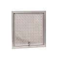 Toughgrade Aluminum Diamond Plate Compartment Door With Lock Rv Storage Trailer Camper 16x16 