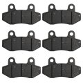Pro Bat Disc Brake Pads Shoes For 50cc 110cc 125cc 150cc 200cc 250cc Scooter Moped Pit Bike Atv Motorcycle Pack Of 6 