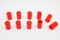 Autobahn88 Silicone Hose Cap Intake Vacuum End Plug Inner Diameter 4mm 0 16 Pack Of 10 Red