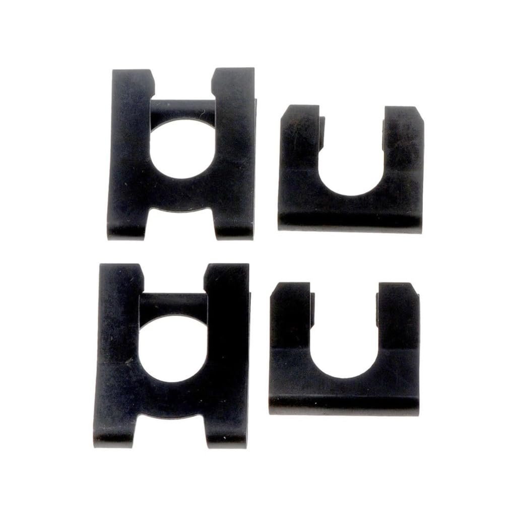 Brake Line Retaining Clips For Pontiac G4 2005 2006 Steel Black Oxide Square 0 5 In Inside Diameter Front Position Set Of 4