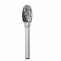 Se-5 Tungsten Carbide Burr Rotary File Oval Egg Shape Double Cut With 1 4 Shank For Die Grinder Drill Bit 
