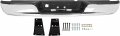 Ecotric Rear Step Bumper Assembly Compatible With 2002-2009 Dodge Ram 1500 2500 3500 Ch1103111 Ch1103108 55077107ad 55077107af