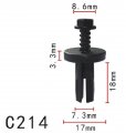Autobahn88 Push-type Clip Compatible With Nissan Oem 6384401a99 Pack Of 20