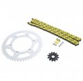 Suzuki Rm125 Rm 125 Yellow O Ring Chain Sprocket Silver 12 50 114l