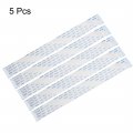 Uxcell Flexible Flat Cable 150mm 1mm Pitch 15 Pins Fpc Ffc Ribbon For Lcd Tv Dvd Player 5pcs A Type