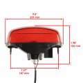 Caltric Rear Brake Tail Light Fits Suzuki Ltz400 Quadsport 400 Atv From 2003-2004