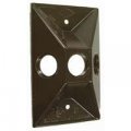 Brz Wp Rect Lamp Cover