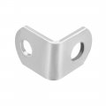 Uxcell Stainless Steel Shelves Corner Brace 18mmx18mmx15mm Joint Round End L Shape Angle Fastener Joints Support Bracket Pack