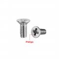 Uxcell M3x8mm Flat Head Machine Screws Phillips Cross Screw 304 Stainless Steel Fasteners Bolts 50pcs