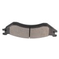 Rear D1077 Semi Metal Disc Brake Pad Set With Hardware For Dodge Ram 1500 2500 3500 2000 To 2008 4 Piece 