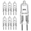 S3121 50 Watt T4 Halogen Bi Pin Gy6 35 Lamp 12 Volt 900 Lumens Clear Warm White 2900k Dimmable Cri100 360 Degrees Beam 6 Pack 