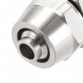 Uxcell Flared Tube Fitting Union G1 4 X 8mm Od Reusable Hydraulic Straight Hose End Male Fittings 6pcs