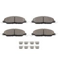 Front Brake Pads D1464-7986 For 2011-2014d For Mustang 4pcs 