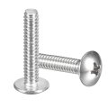 8-32 X 3 4 Truss Head Phillips Machine Screws Full Thread Drive 304 Stainless Steel 18-8 Quantity 50 
