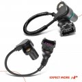 A-premium Left Right Bank 2-pc Engine Camshaft Crankshaft Position Sensor Compatible With Bmw 760i 2004-2006 760li 2003-2008 6