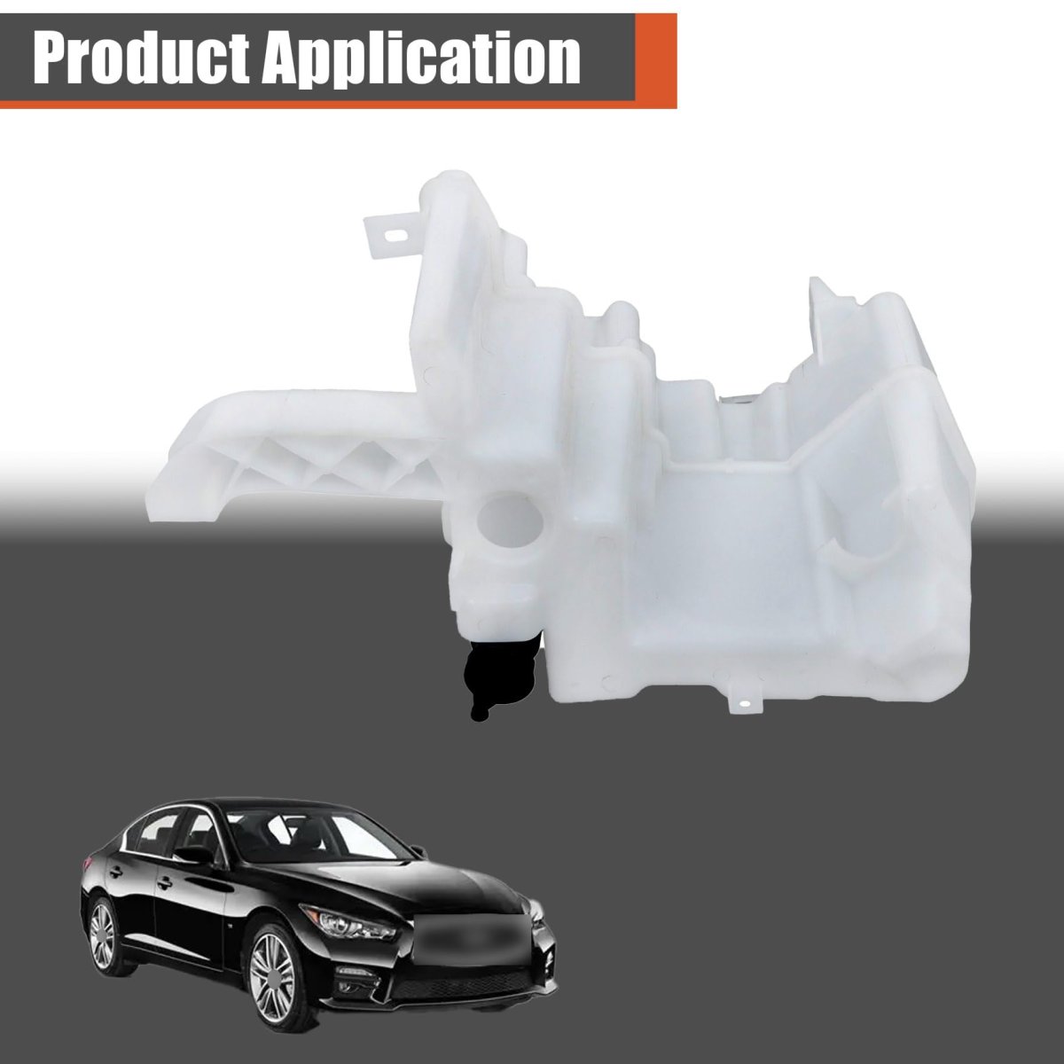 Windshield Washer Fluid Reservoir Tank With Motor Replacement For Q50 Q60 2014-2022 28910-4hb0a