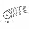 Prime-line Products P 7674 Screen Retainer Spline 165-in11 64-in 500-ft Roll Gray