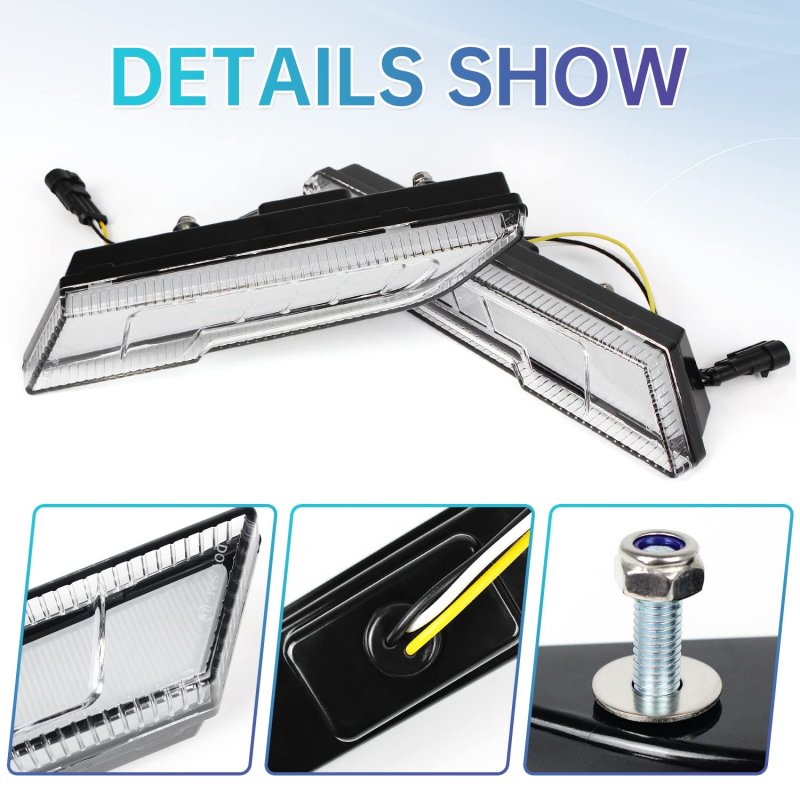 Cpowace Accent Panel Light For Polaris Slingshot S R Sl Slr Gt 2020-2022 Accessories Led Daytime Runnings Turn Signal Light