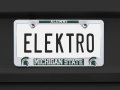 Michigan State Alumni 3d Metal License Plate Frame