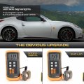 Vipmotoz Amber Full Led Side Indicator Light For 2009-2020 Compatible With Nissan Z34 370z Fairlady Z Chrome Housing Clear Lens