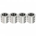 Hecasa Tube Clamp Split Collar Compatible With 1 875 Inch Od Size Steel Roll Bar Clamps Weldable Bolt On Cage Mounts 4 Pcs