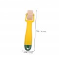 Jojofuny Wallpaper Flat Pressing Wheel Quilling Tool Wood Roofing Seam Roller Vinyl Quilting Rug