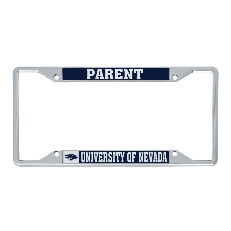 University Of Nevada Reno Unr Wolf Pack Metal License Plate Frame For Front Or Back Car Officially Licensed Parent