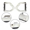 Wflnhb 2pcs Front Bumper Fog Light Outer Bezel Replacement For 2019 2020 2021 Gmc Sierra Denali Slt At4 Left Right Side