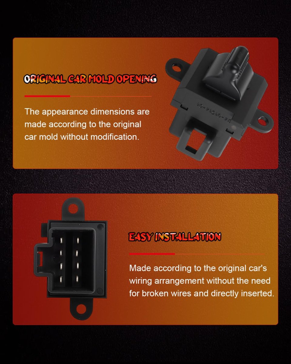Passenger Side Power Window Switch For Dodge Neon 2000 2005 And Plymouth 2001 Replace Part Number 4793859aa Front Right