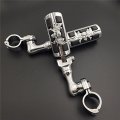 Xkh Group Motorcycle Chrome Short Peg Mounting Kit With Zombie Sull Foot For Bike Equipped 1 Inch 25mm Front Engine Guard Frame