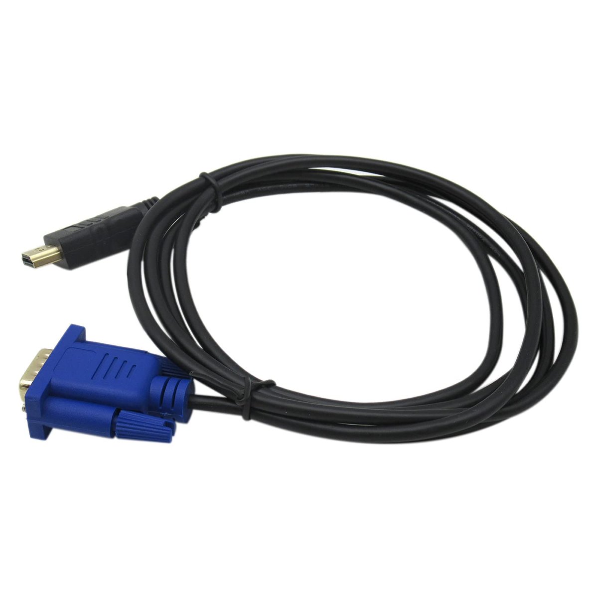 Hdmi To Vga Cable Gold-plated 1080p Male Active Video Adapter Converter Cord 6 Feet 1 8 Meters