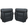 Driver Passenger Bottom Replacement Black Leather Seat Covers For Toyota Tundra 2014 2015 2016 2017 2018 2019 2020 
