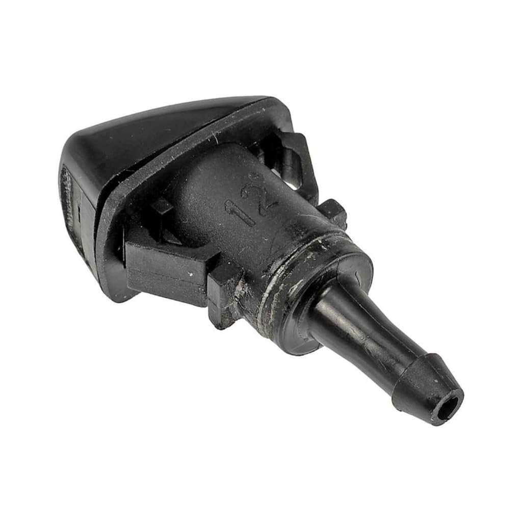 Windshield Washer Nozzle For Dodge Sx 2 03 2004 2005 Plastic Black 0 22 In Hose Port 0 76 Mounting Hole Replacement 5116088aa