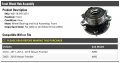 Front Wheel Bearing Hub Assembly Compatible With 2005-2018 Nissan Frontier 4wd