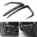 Fastche Front Fog Light Trim Cover For Tesla Model Y Eyebrow Spoiler Accessories Lamp Frame Blade Compatible With 2019 2020