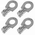 4x Panel Retaining Clip Kit For John Deere Am117975 M91390 M118285 M91389 Silver Steel Fasteners Gx335 355d X495 X595 Models 
