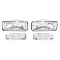 Hecasa Pair Turn Signal Side Marker Light For 1985-1992 Chevy Chevrolet Camaro Replacement Gm2520165 Gm2521165 Gm2550118 