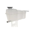 Pressurized Coolant Reservoir For Chevy Impala Limited 2014 2015 2016 Plastic Clear Finish Black With Spring Loaded Twist Cap 