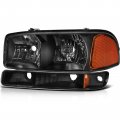 Aintier Automotive Headlight Assemblies Fit For Gmc Sierra 1500 1999 For 2000 2001-2006 Classic 2007