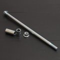 Minho 10mm 260mm Front Rear Axle With Bushing 6mm 20mm 32mm Fit For Motorcycle Pit Dirt Bike Moped Scooter Quad Atv Mini Parts