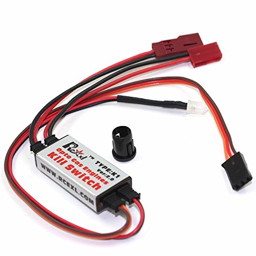 Jahyshow New Rcexl Kill Switch V2 0 Fiber Opto For Gas Engines With Ignition Dle Engine