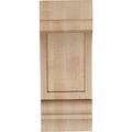Ekena Millwork Corw03x04x08dirw 3 1 4-inch W X D 8-inch H Diane Recessed Wood Corbel Rubberwood 