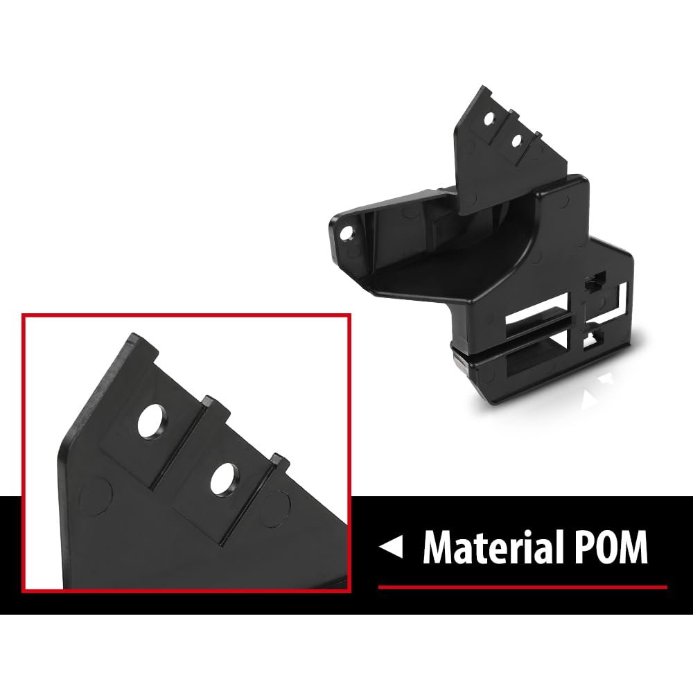 Front Bumper Mount Bracket Pair For Land Rover Range 2003-2009 Dpl000113 Dpl000103 Black