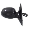 Passenger Side Door Mirror For Ford Taurus And Mercury Sable 1996 1997 1998 1999 Power Heated Glass Gloss Black Replace 