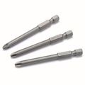 Pozi-drive Quick-change Bit Set Of 3 2 X 2-3 4 