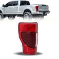 Tail Lamp Light Replacement For F250 Super Duty 2020-2022 Red Lens Driver Side Brake With Blind Spot Lc3z13405e 