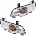 Chevy Traverse Parking Side Marker Light Assembly 2009 2010 2011 2012 Driver And Passenger Side Pair Dot Certified Gm2520194 