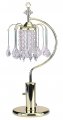 Ore International 715g 27-inch Height Gold Table Lamp With Crystal-inspired Shade 27 X 12 