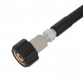 100ft X 1 4 Black Flexible Pressure Washer Hose Kink Resistant Max 5800 Psi Power Washing Extension Replacement For Gas